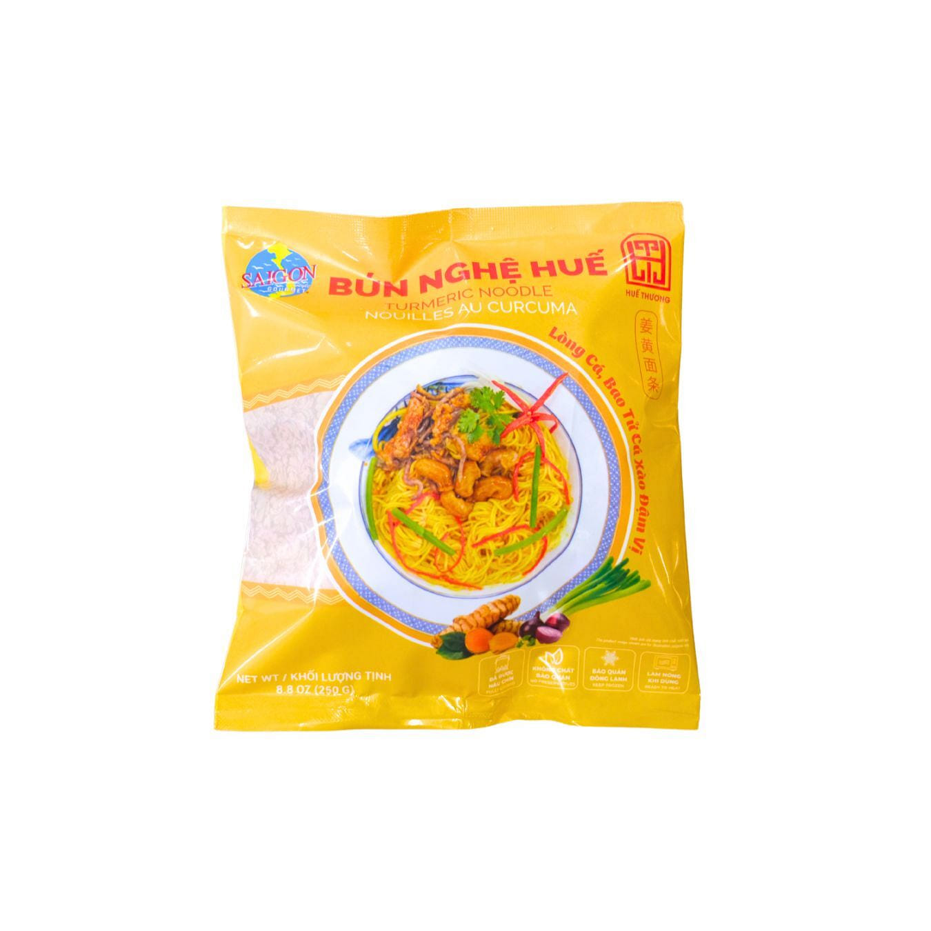 Saigon Gourmet Turmeric Noodles, Frozen 250 g