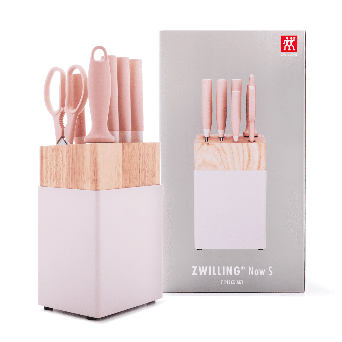 Zwilling Now S 시리즈 식칼 7종 세트 핑크 1 개