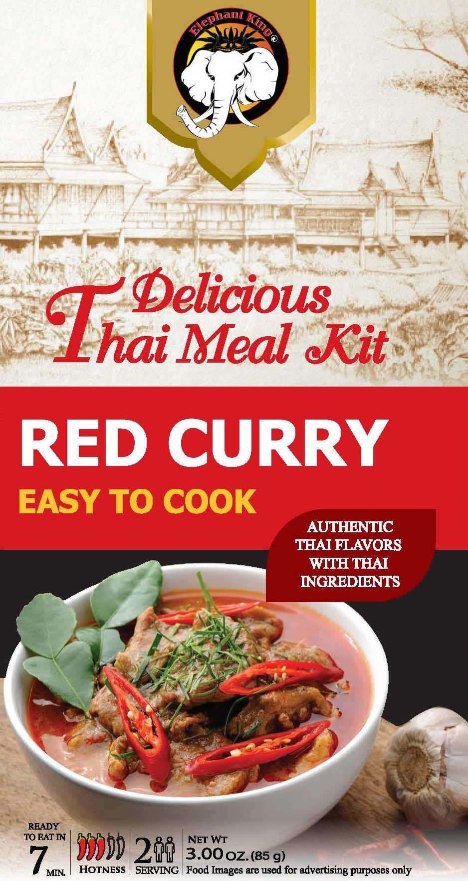Get Elephant King Thai Meal Kit, Red Curry Delivered | Weee! Asian Market