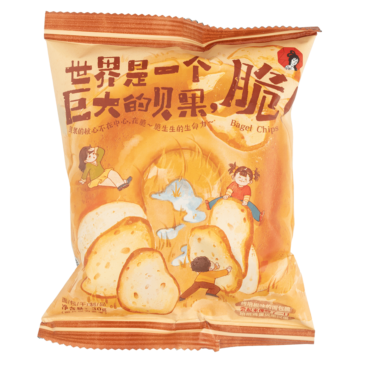 ChaYanYueSe Bagel Chips bacon flavor 30 g*54 pack