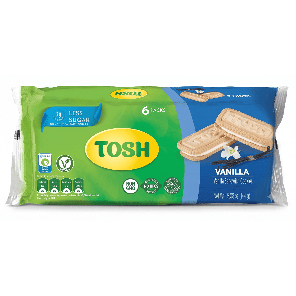 Tosh 바닐라크림 샌드쿠키 5.08 온스