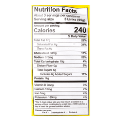 Prime Food Taiwanese Cured Pork Patty Links, Frozen 284 g