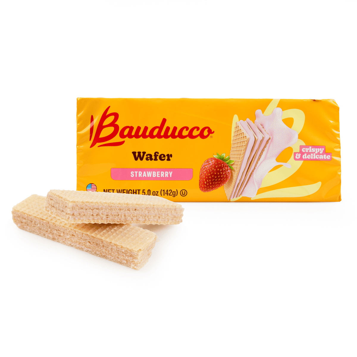 Bauducco Wafer Strawberry 142 g