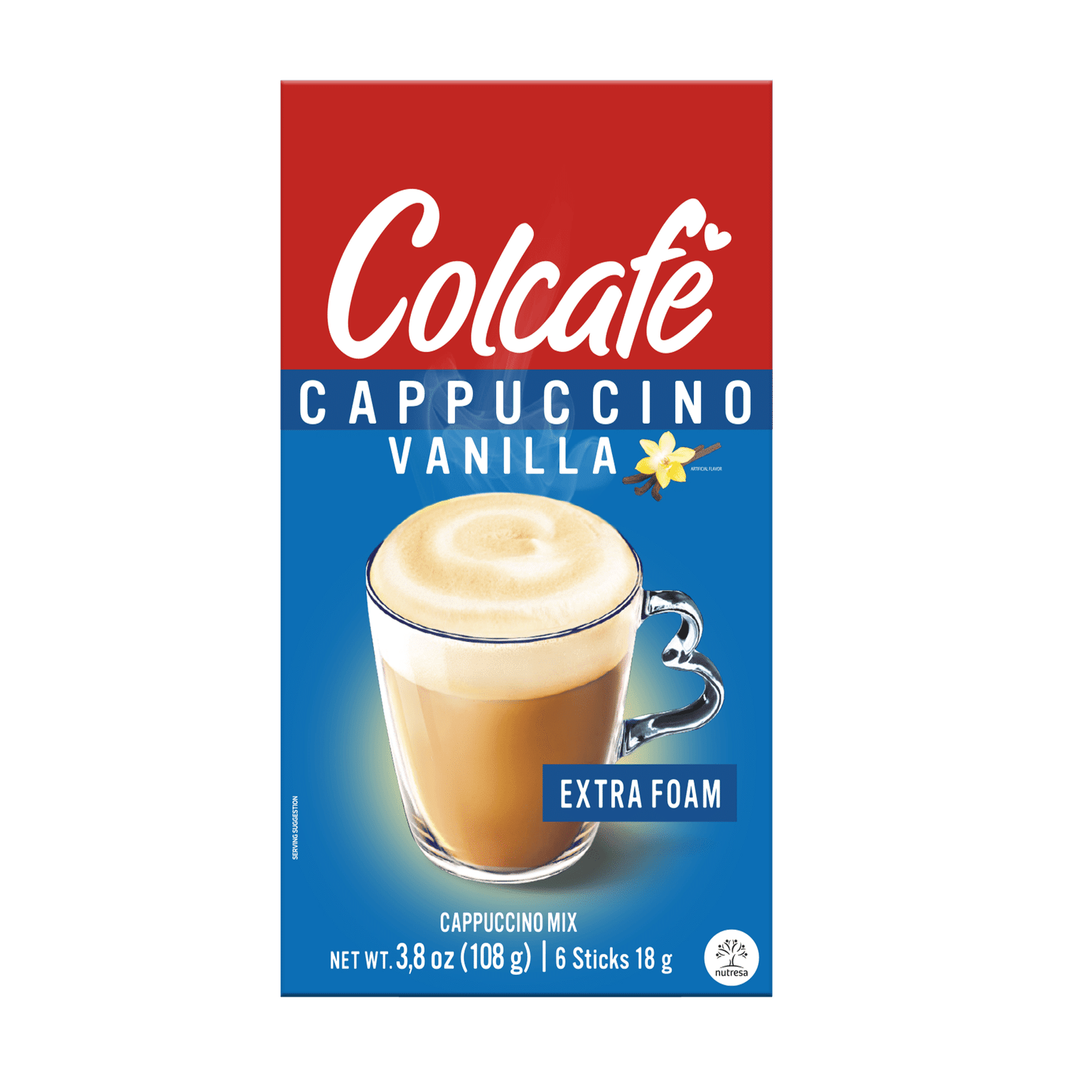 Colcafe Cappuccino Vanilla Box 18 g*6 each