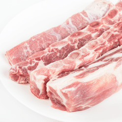 Pork Spare Rib Strips with Soft Bone, End cuts 1.5 lb