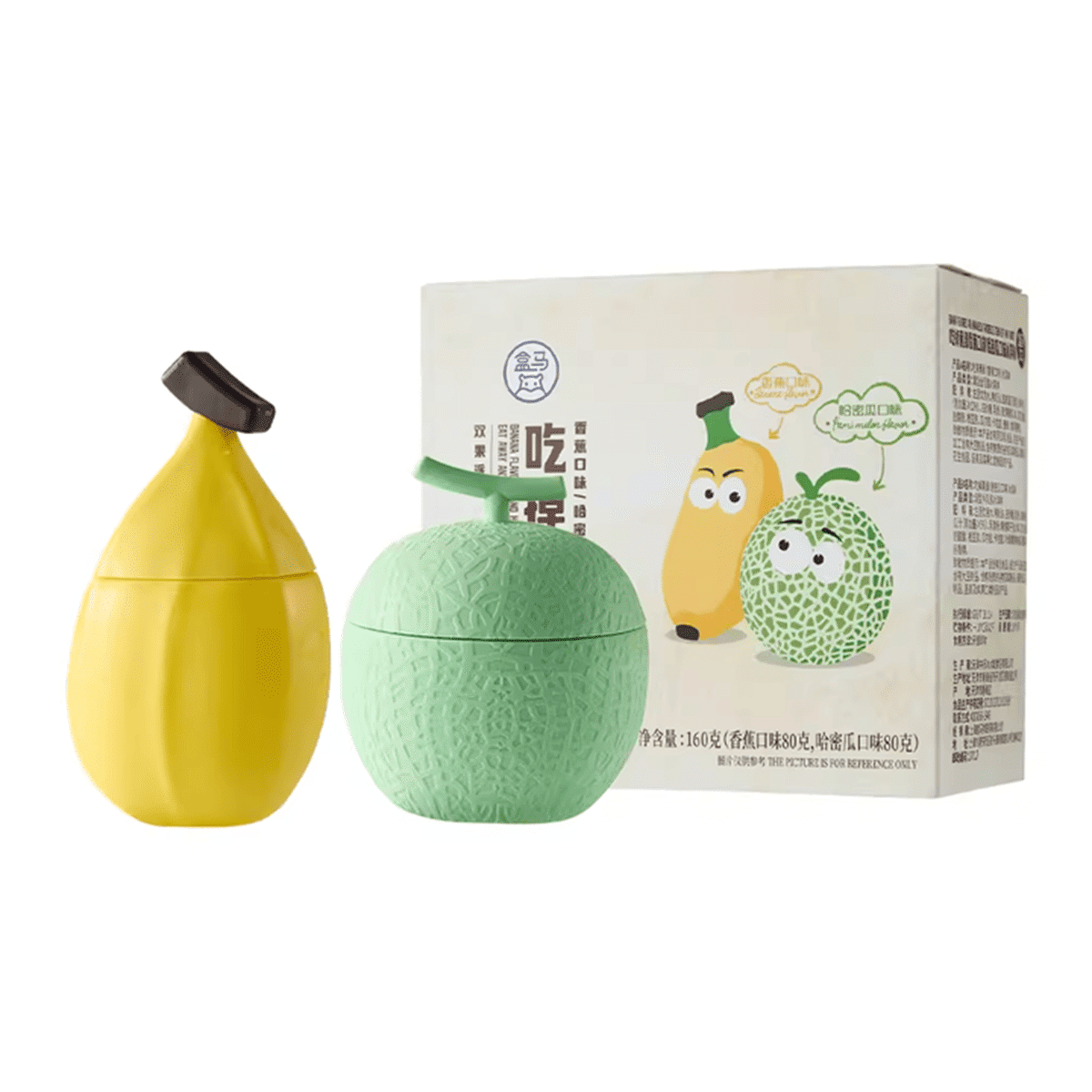 Kem Vị Chuối Và Dưa Lưới Hema (2 Cái) 160 g