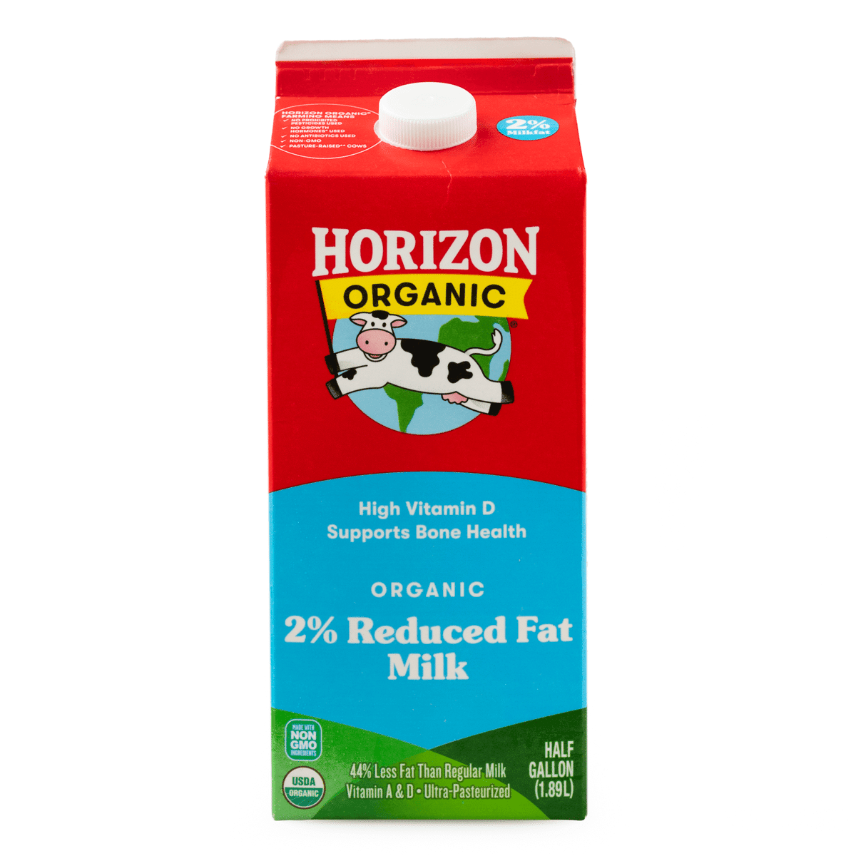 Horizon 2%低脂有机牛奶 63.9 液盎司