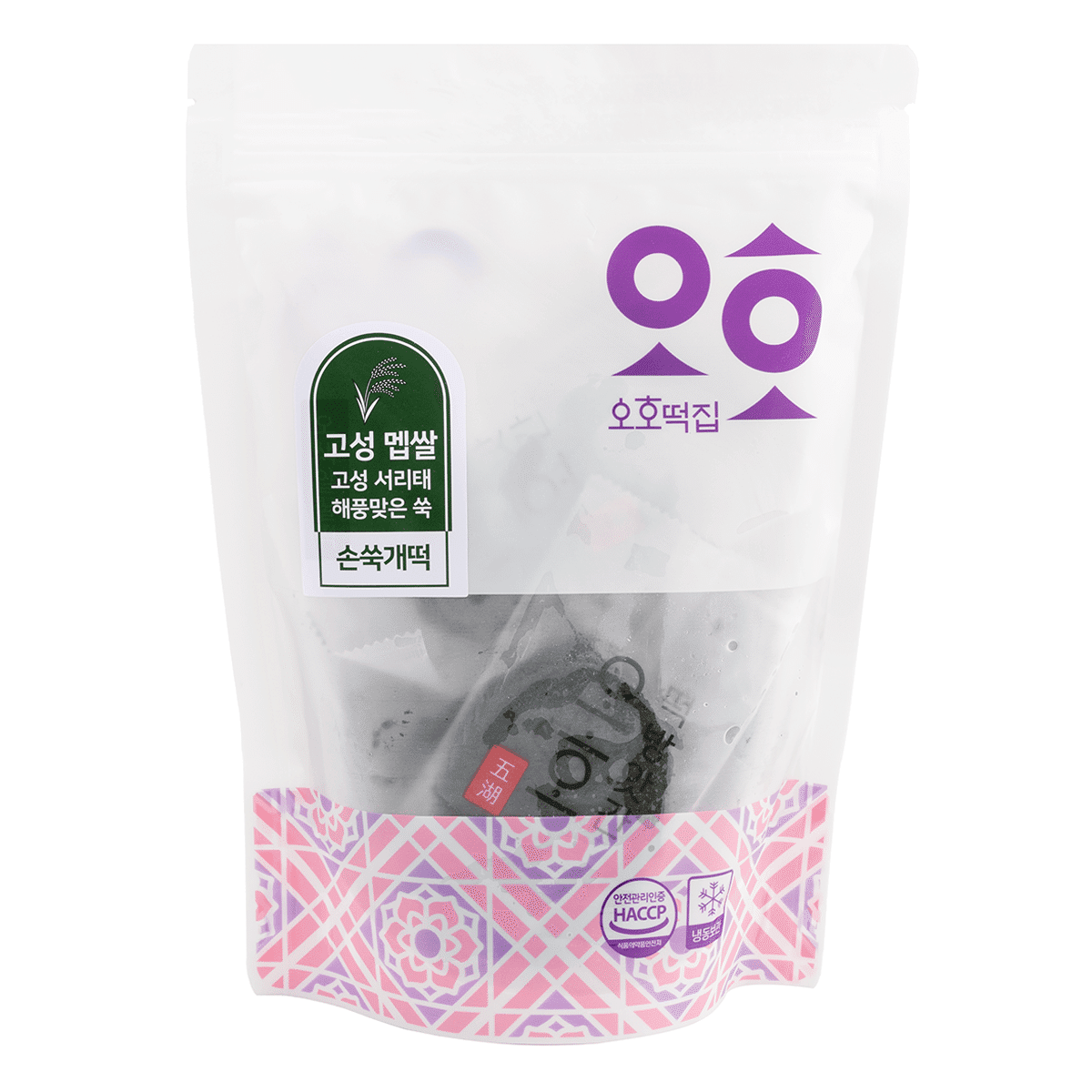 Jeollanam-do 冷凍よもぎ黒豆餅 450 グラム