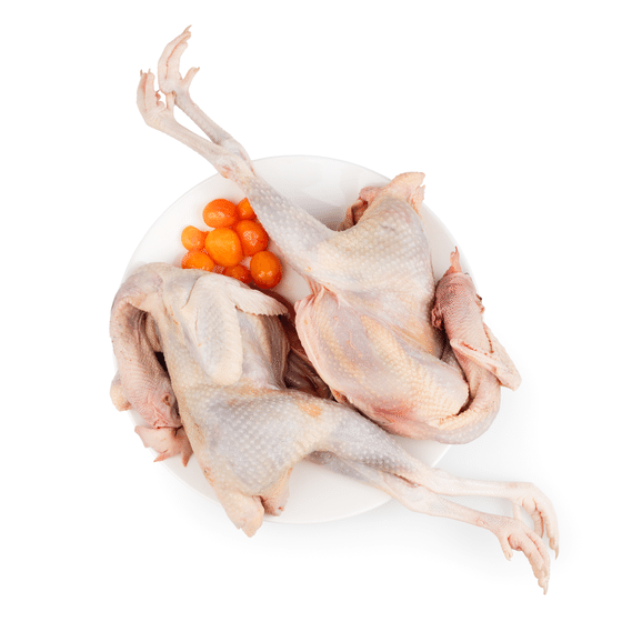 MTT Brand Whole Chicken Confucius Style Pack of 2, Frozen (Unprocessed Chicken) 6.9-9.5 lb