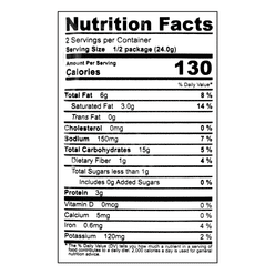 Pea Crackers, Basil Flavor 48 g