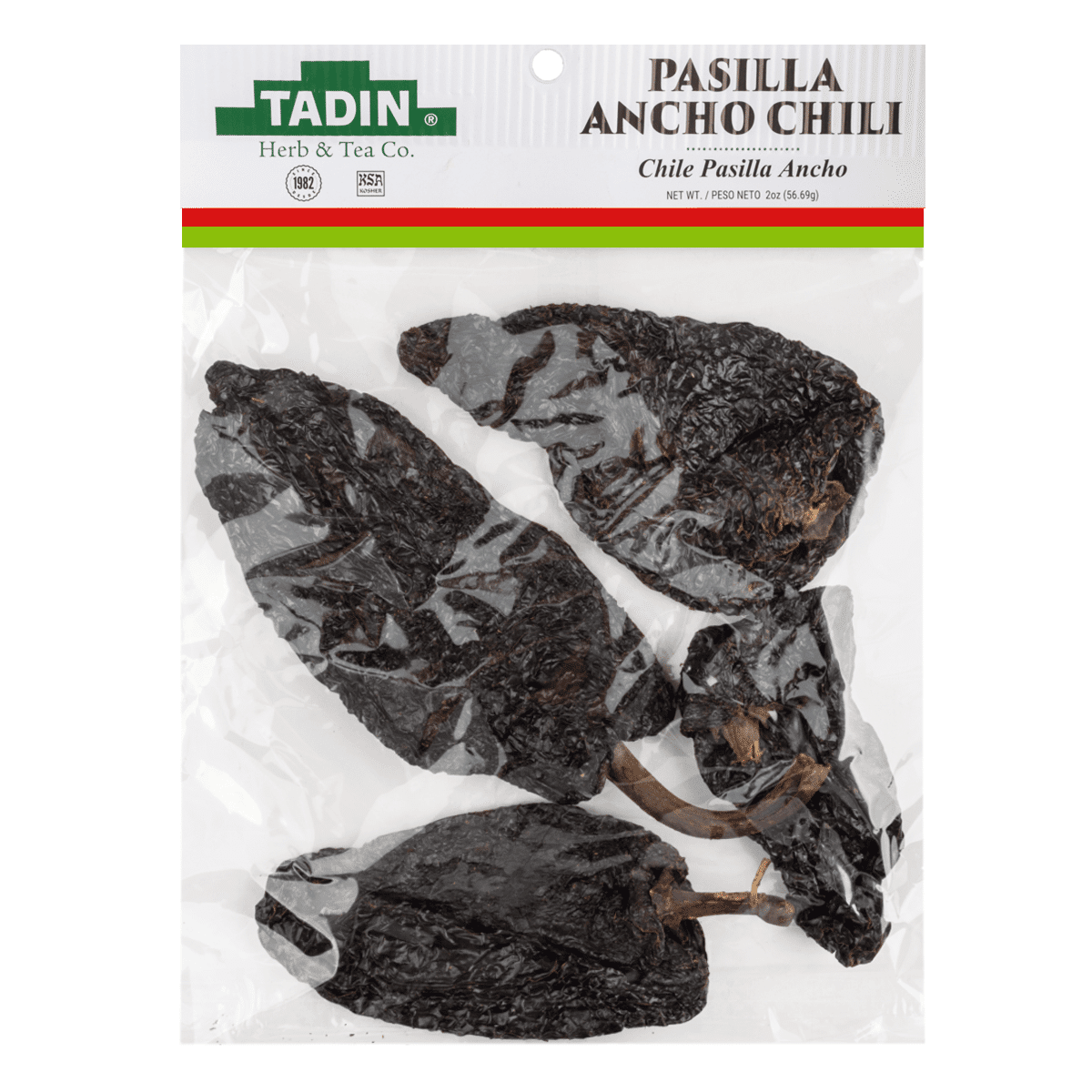 Tadin Pasilla Ancho Pimenta Seca 2 oz