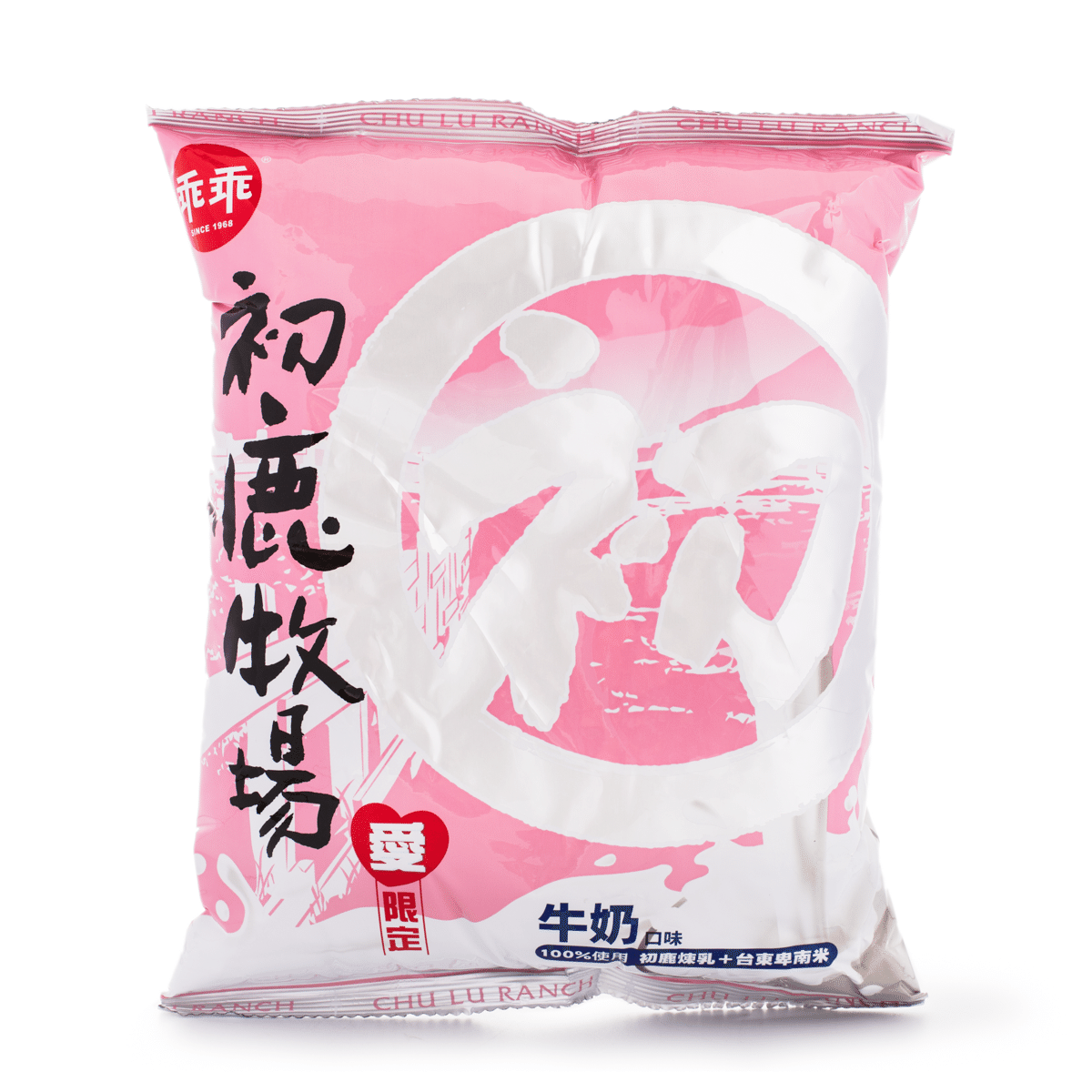 Chu Lu Rice Puff Cracker with Milk Flavor 52 g