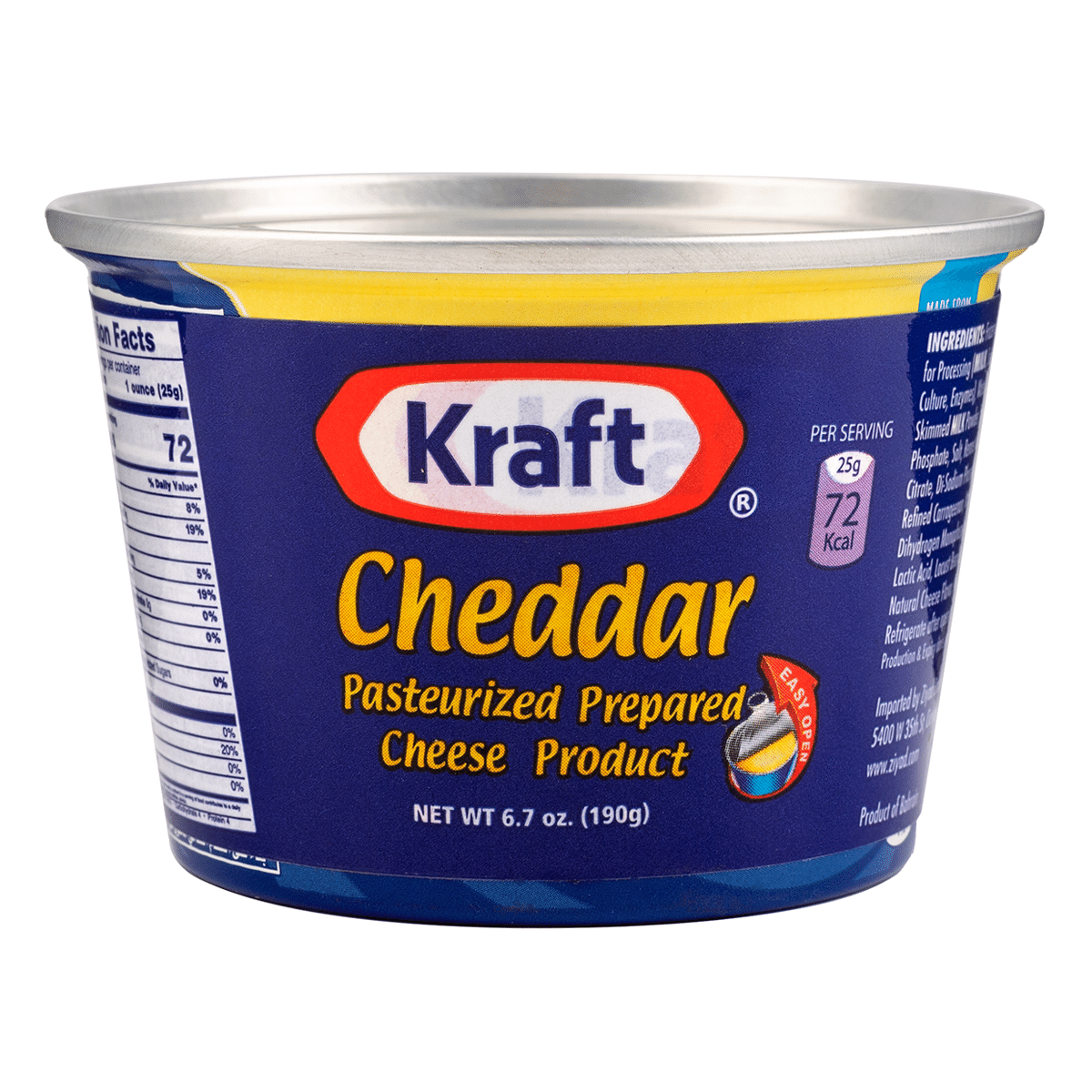 Cheddar en Lata Kraft 6.7 onza(s)