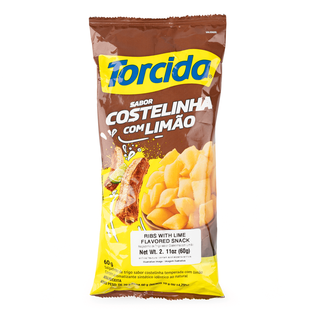 Snack Torcida Ribs with Lime flavour 60 g
