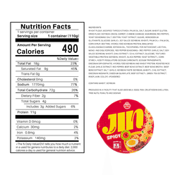Ottogi Jin Ramen Spicy Bowl 110 g