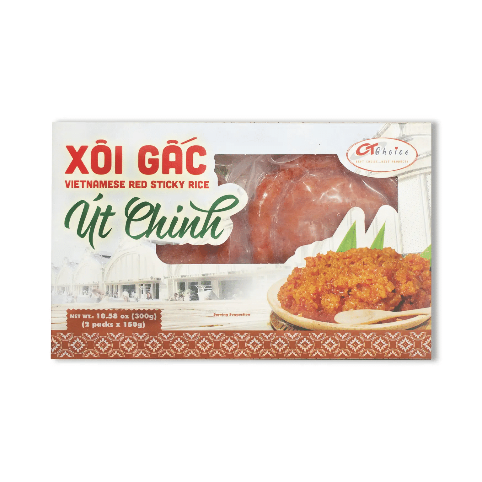 Arroz Pegajoso Rojo CT Choice, Congelado 300 gramo(s)