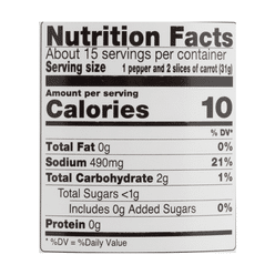 La Morena Whole Pickled Jalapeno Peppers 27 oz