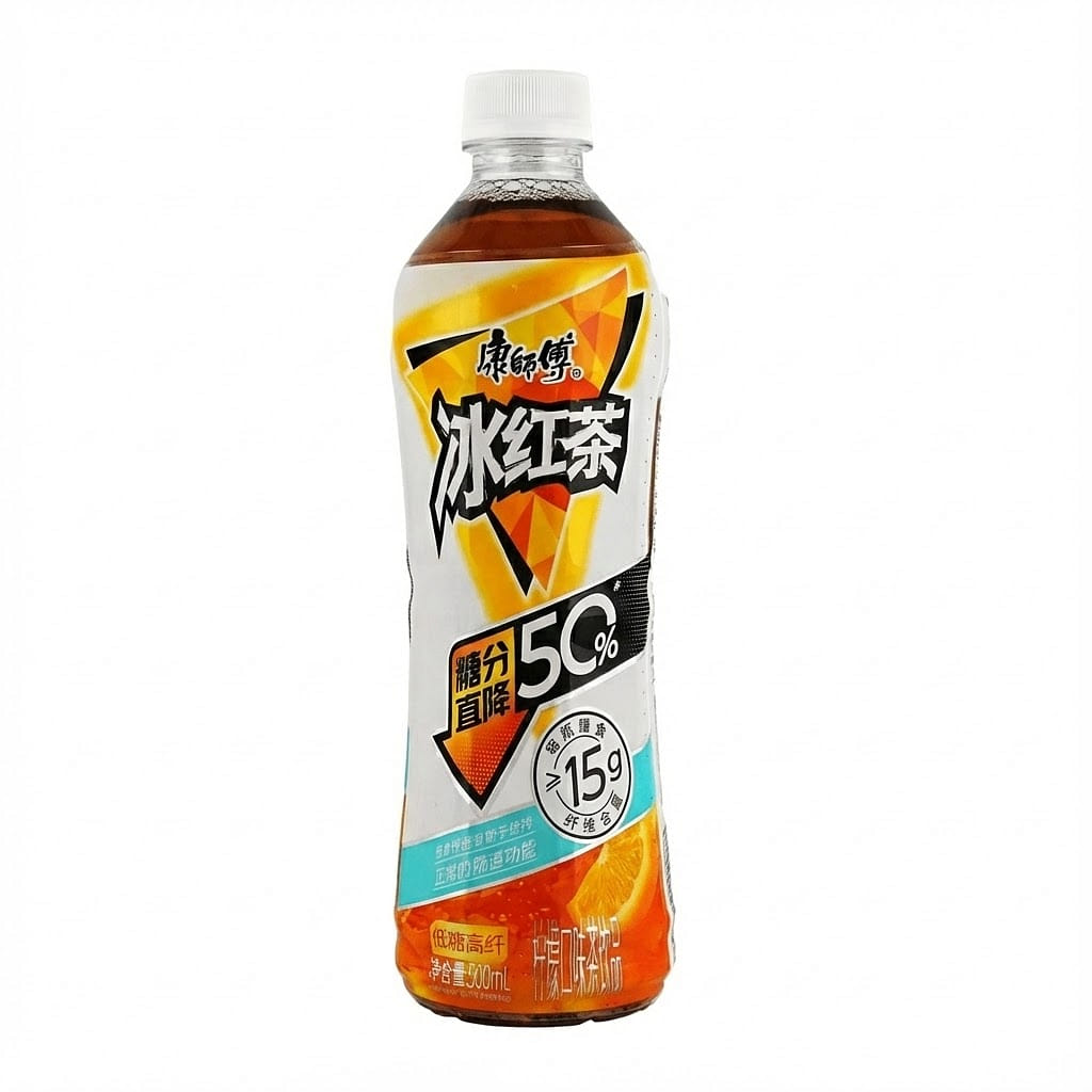 Iced Red Tea with 50% Sugar and High Fiber 500 밀리리터