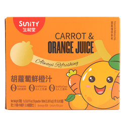 Sunity Carrot & Orange Juice 100 ml*10 pack