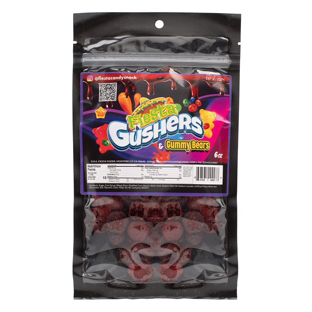 Gushers e Ursinhos de Goma Fiesta 6 onça(s)