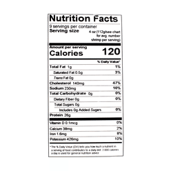 Champmar King-Sized White Shrimp Frozen 40-50ct/1KG 4 lb