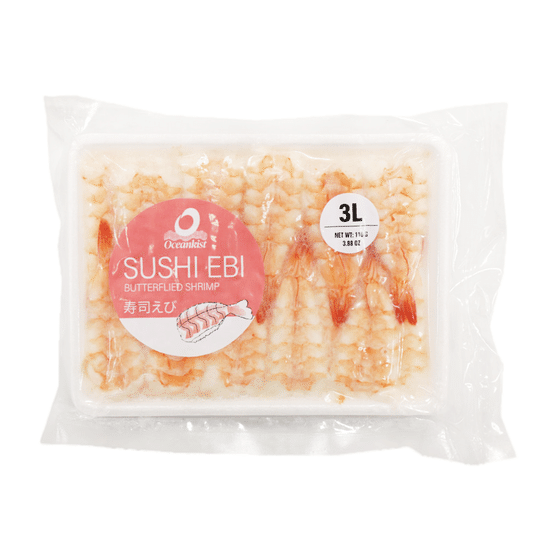 weee_seafood_Oceankist Hiraki Sushi Ebi, 20pcs Frozen 3.88 oz