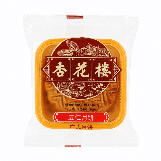 weee_bakery_Xing Hua Lou Mix Nuts Moon Cake 1pcs 100 グラム