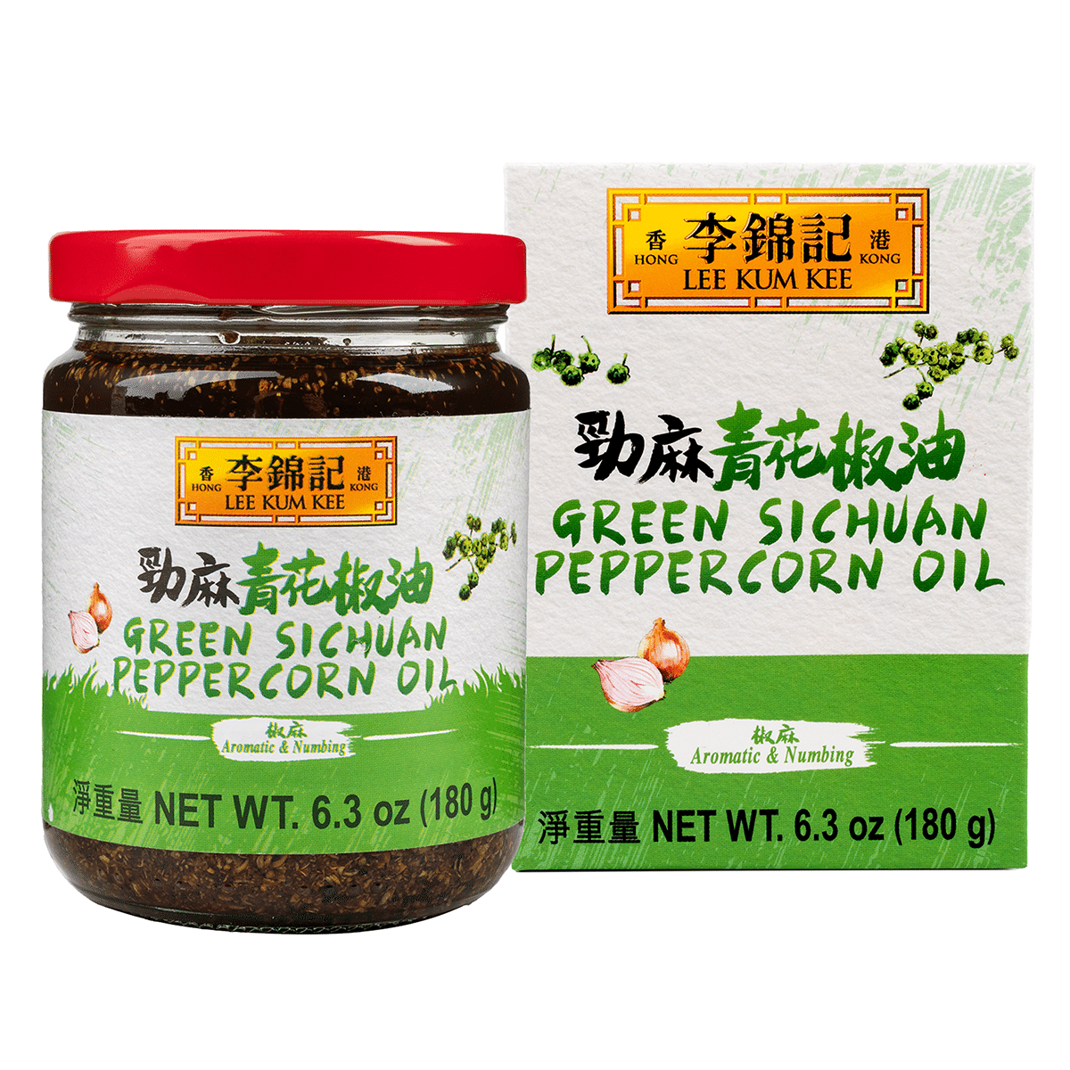 Lee Kum Kee Green Sichuan Peppercorn Oil 6.3 oz