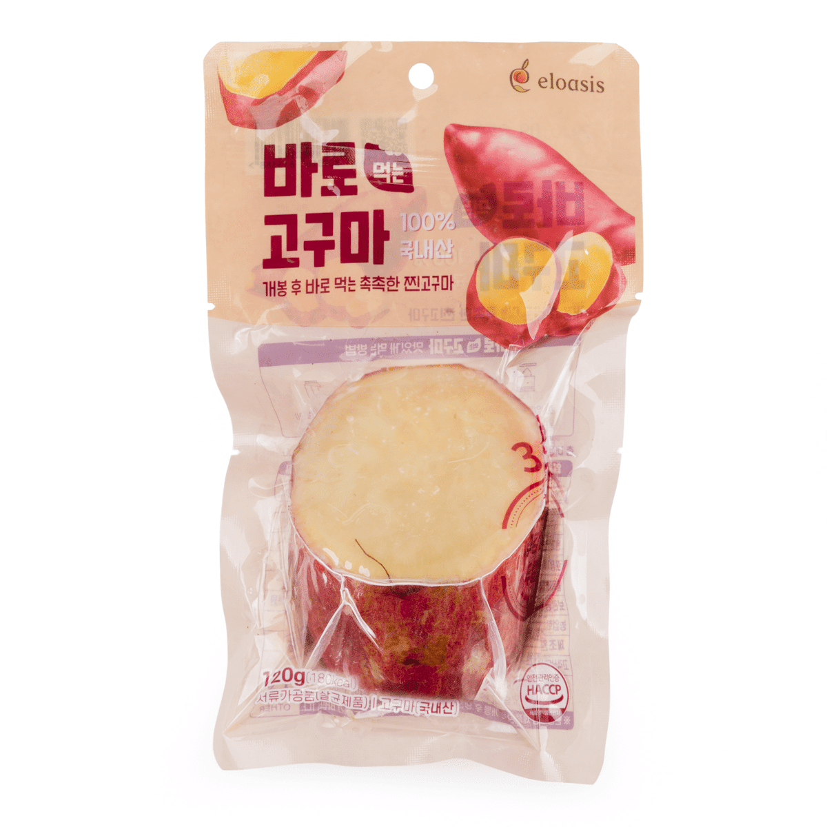 ELOASIS 韩国即食甜番薯 甜糯红薯 120 克