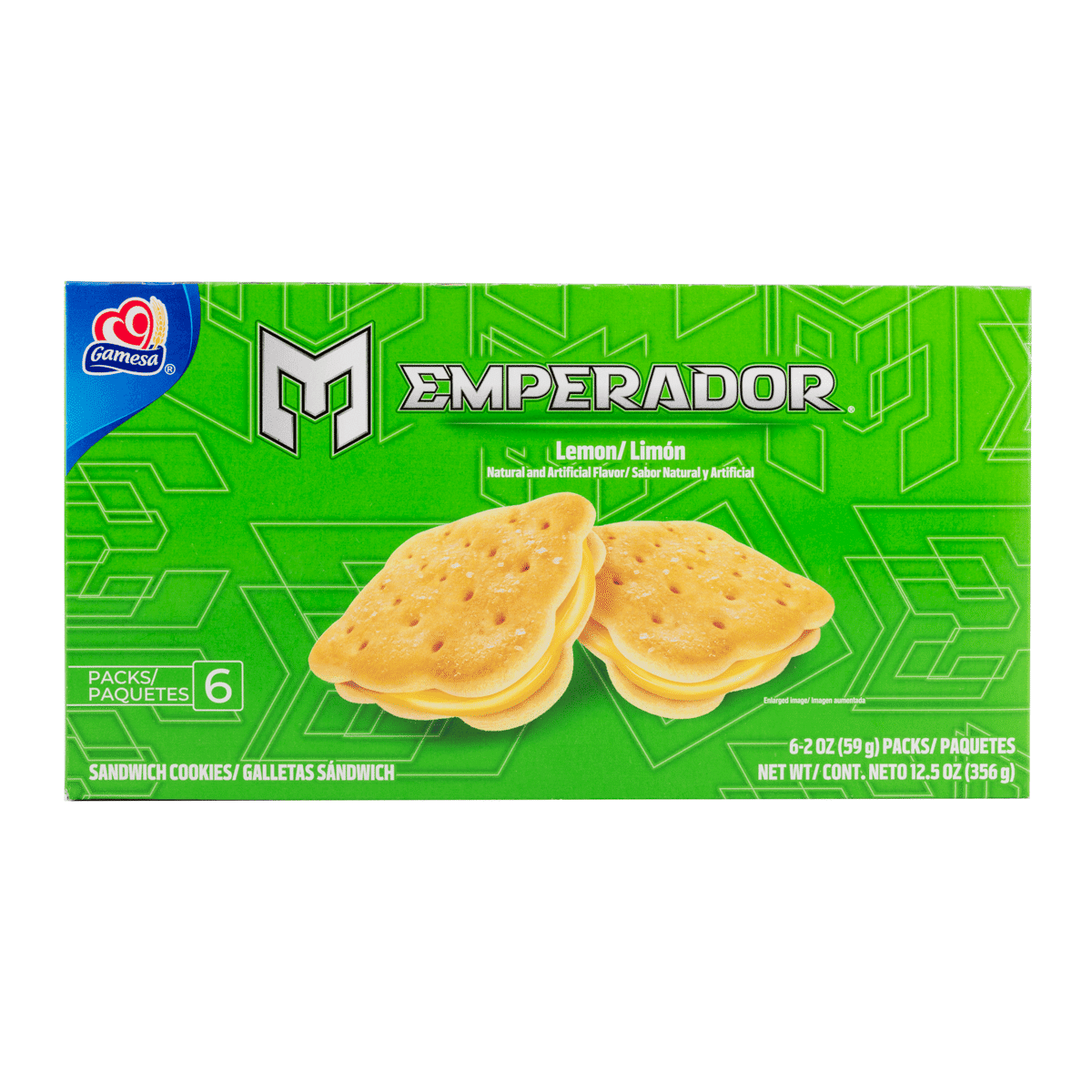 Bánh Quy Kẹp Kem Chanh Gamesa Emperador 356 g