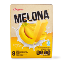 Binggrae Melona Ice Bar, Banana flavor 8pcs 560 ml