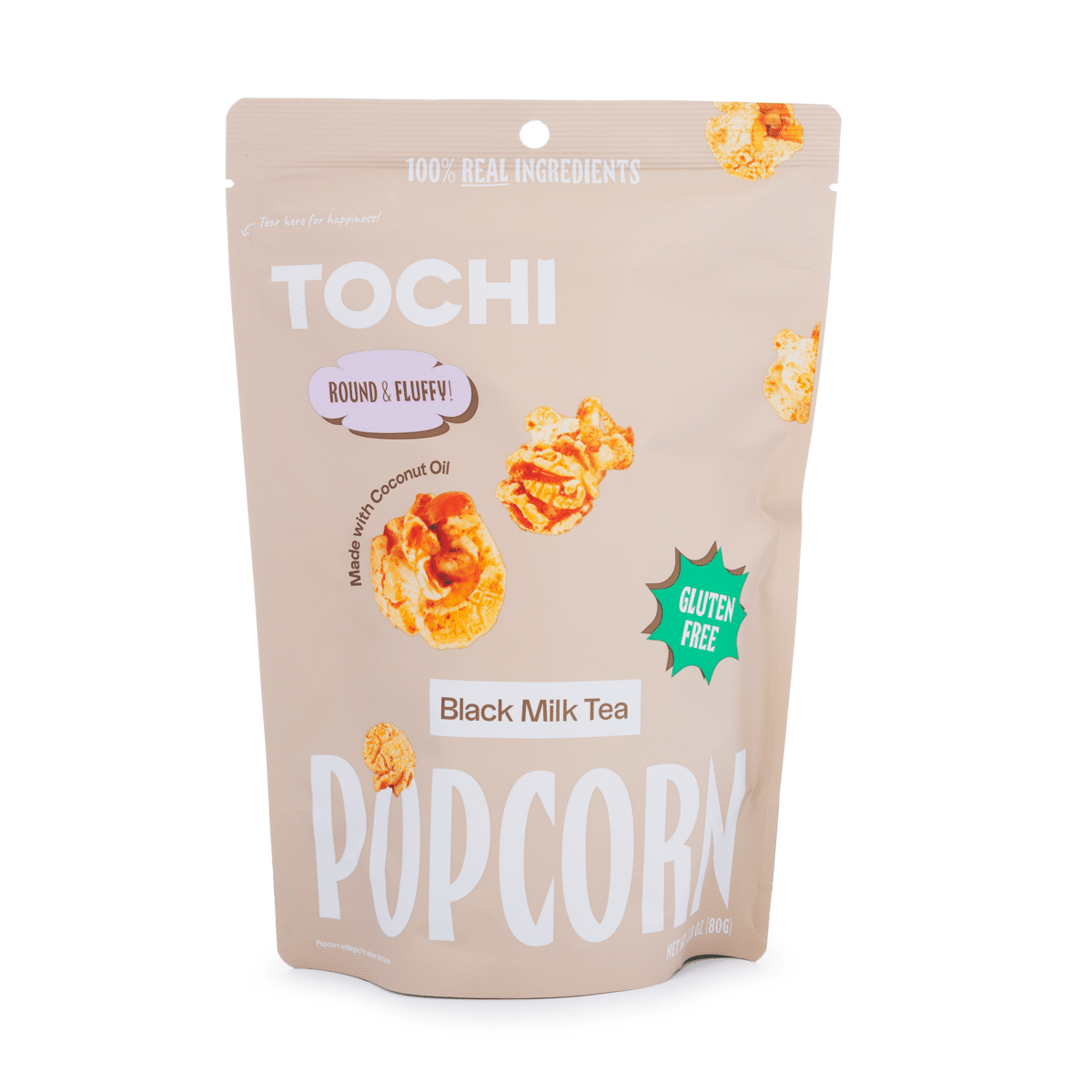 Palomitas de Maíz de Té Negro con Leche Tochi 2.2 onza(s)