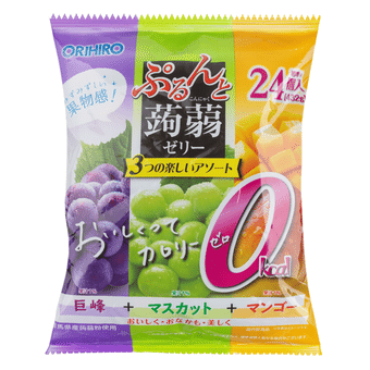オリヒロ ぷるんと蒟蒻ゼリー マスカット＋オレンジ（2種類×6個入