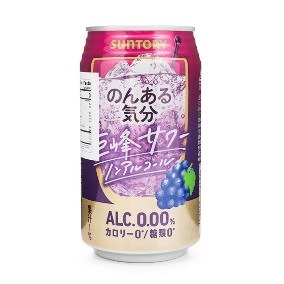 weee_beverages_Suntory Grape Sour Non-Alcohol Sparkling Beverage 350 ml