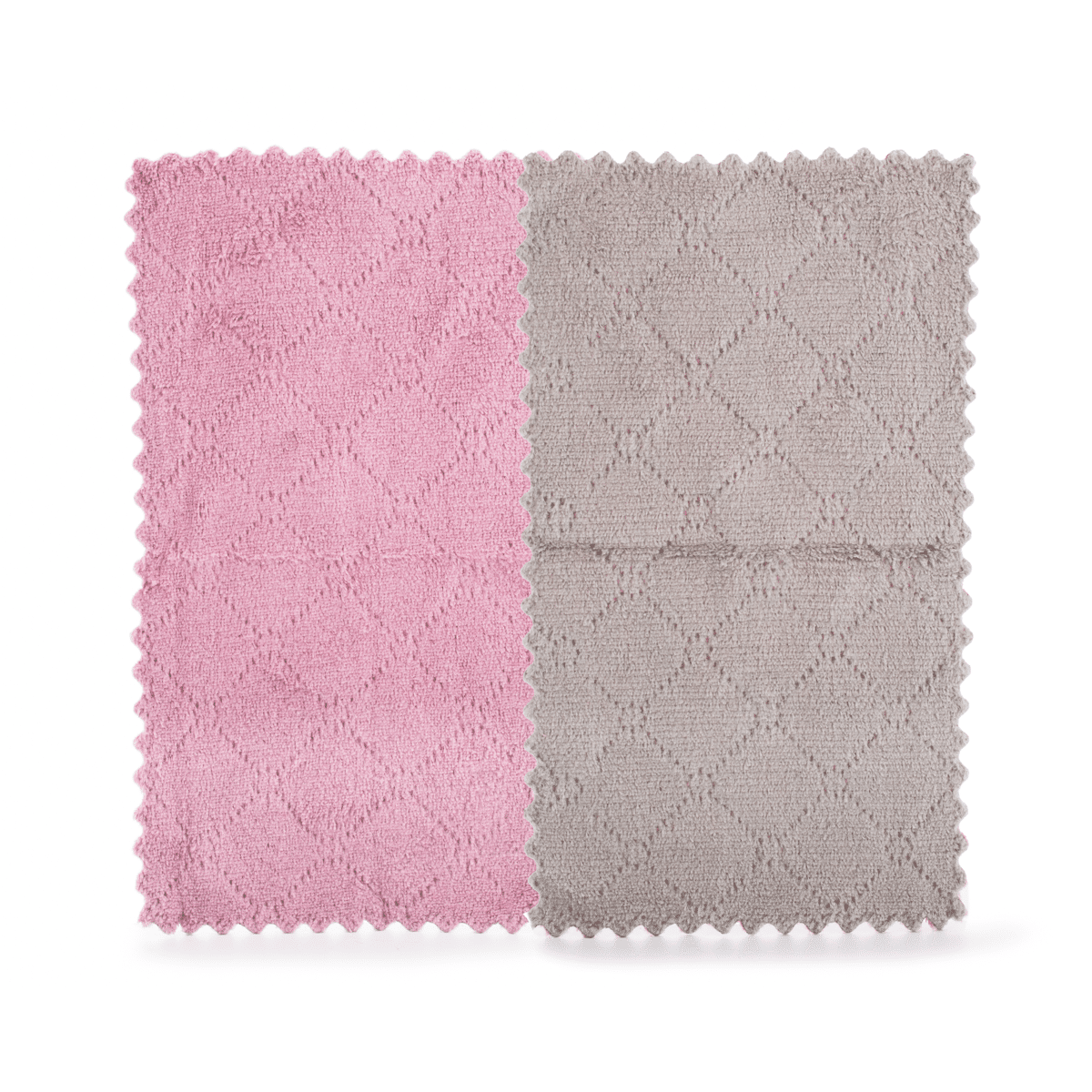 Double Sided Coral Fleece Kitchen Towel Color Random 1 each