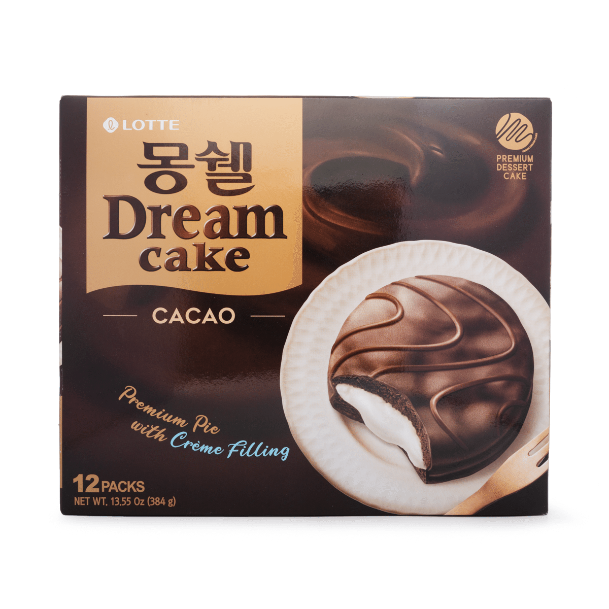 롯데 몽쉘 카카오케이크 12개입 384 그램