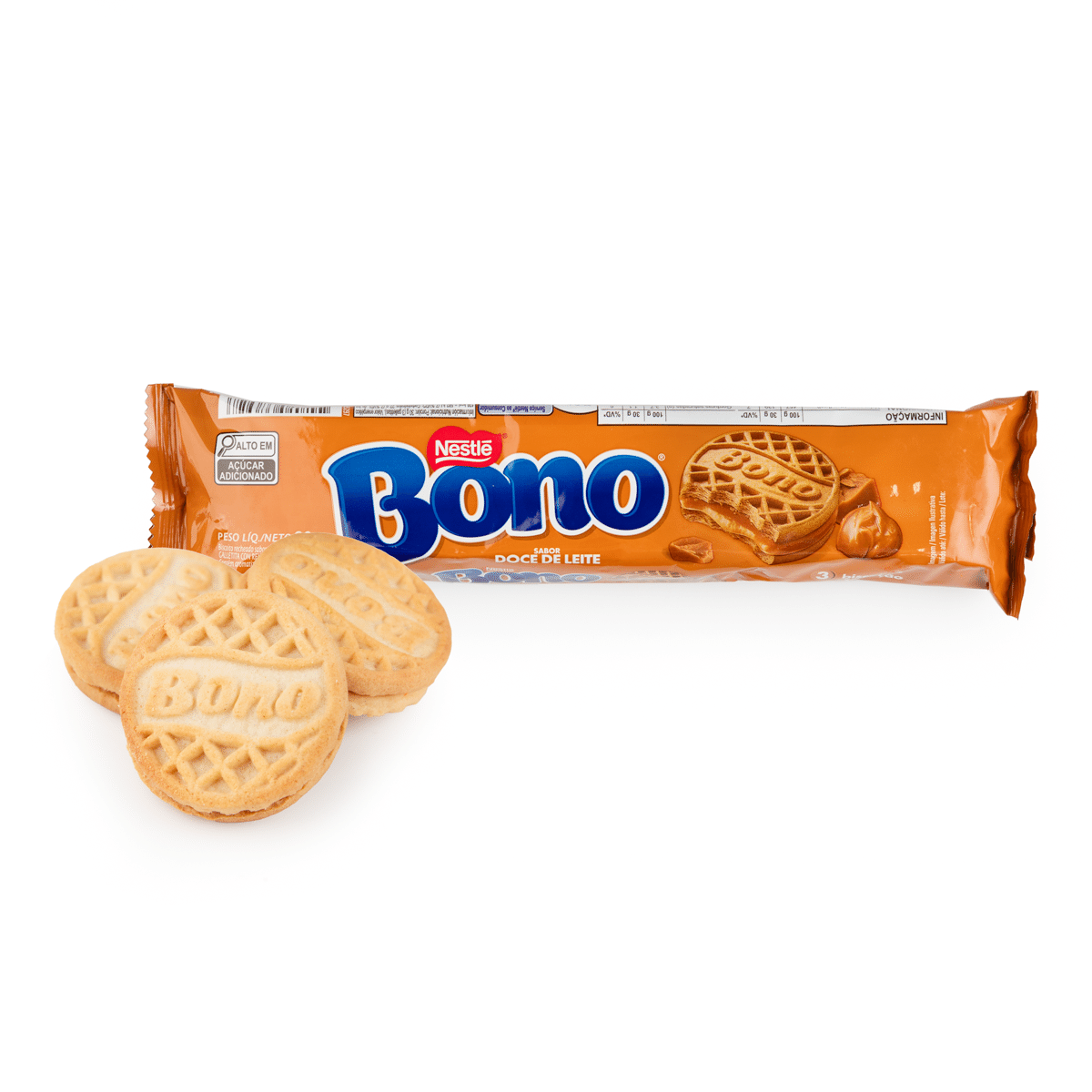 Galletas rellenas Nestle Bono sabor dulce de leche 90 gramo(s)