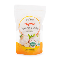 Organic Fresh Peeled Garlic 8 oz