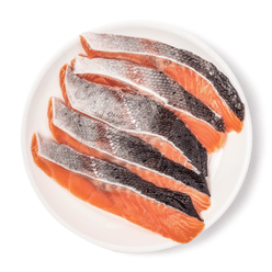 定塩ニジマス骨取り切り身　5枚入　冷凍 300 グラム