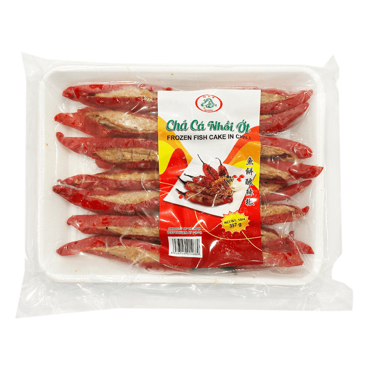 MTT Brand Fried Fish Cake with Chili, Frozen 14 oz