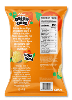 Calbee Asian Chips Thai Yellow Curry 6 oz*12 pack