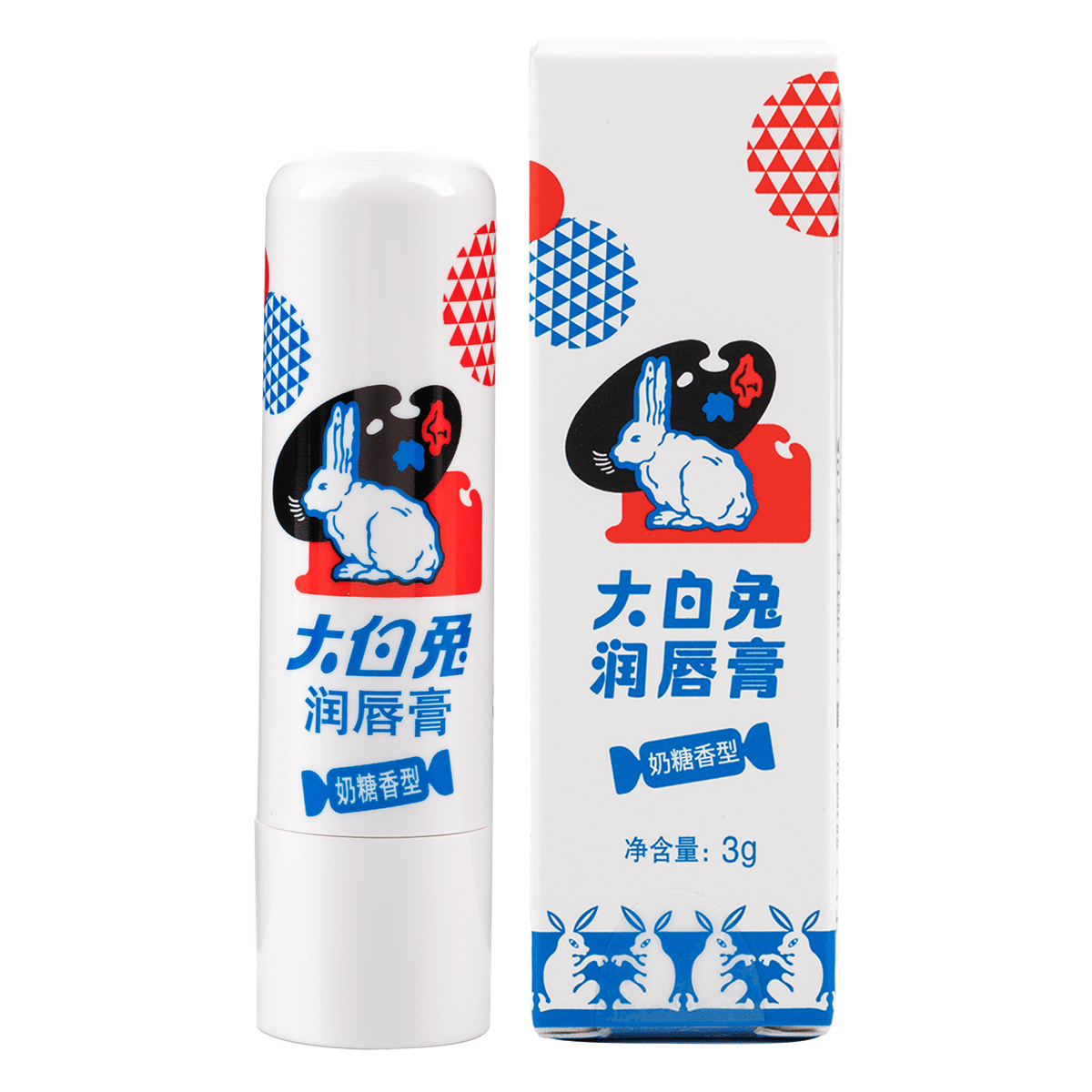 Bálsamo labial White Rabbit con aroma a caramelo de leche 3 gramo(s)