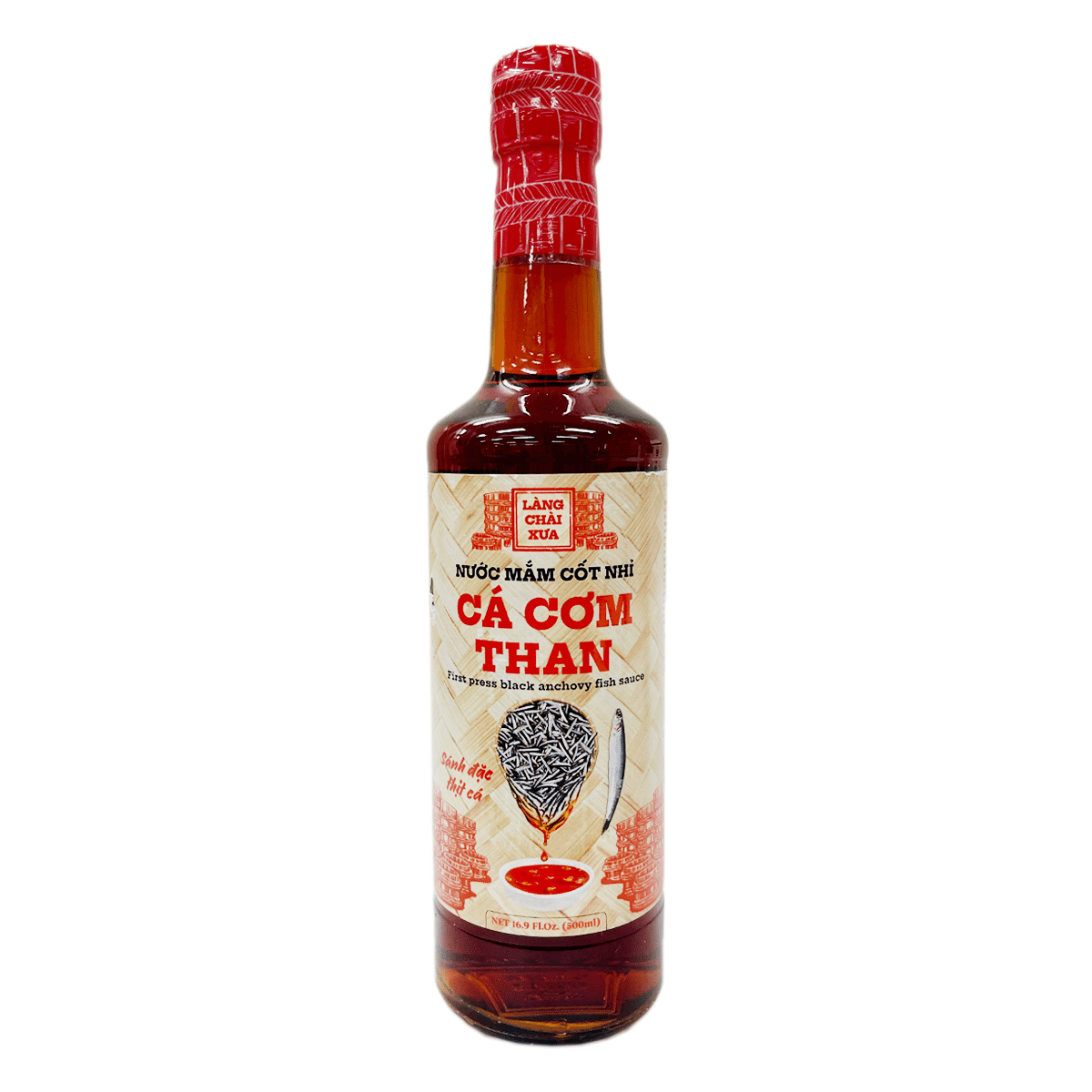 Nước Mắm Cốt Nhĩ Cá Cơm Than Làng Chài Xưa 16.9 fl.oz