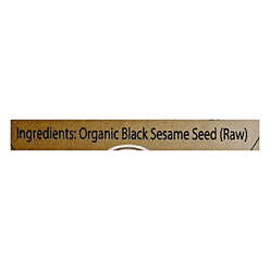 Big Green Organic Raw Black Sesame 200 g