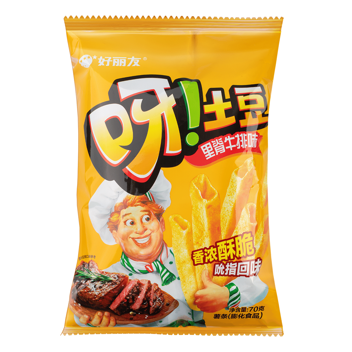 오리온 감자칩 스테이크맛 70 그램*20 팩