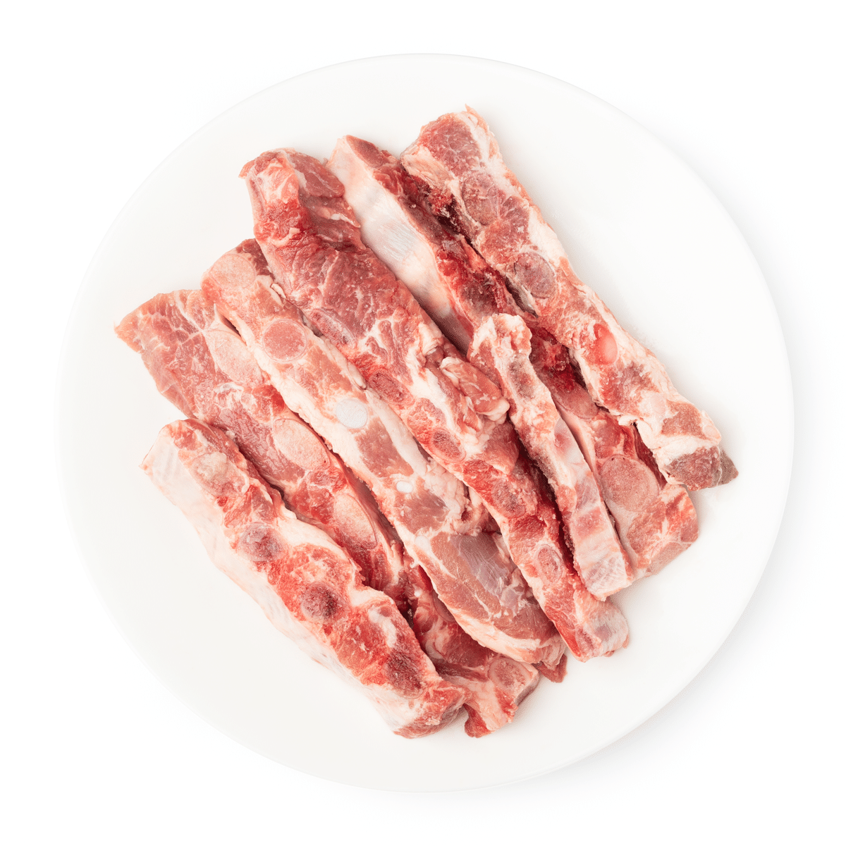 Sliced Spare Rib with Soft Bone, End Cuts, Frozen 2 lb