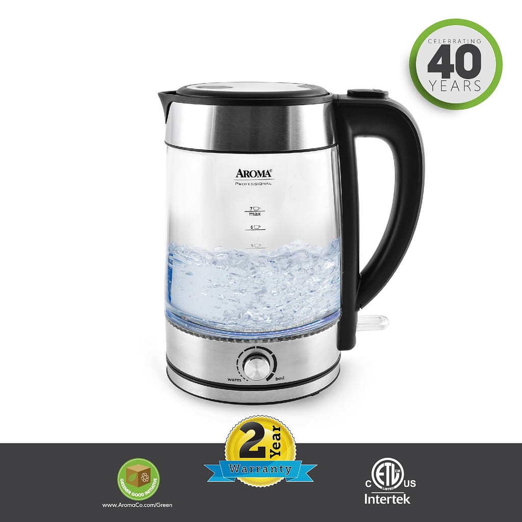 Aroma Stainless Steel Electric Water Kettle - Thumbnail 4