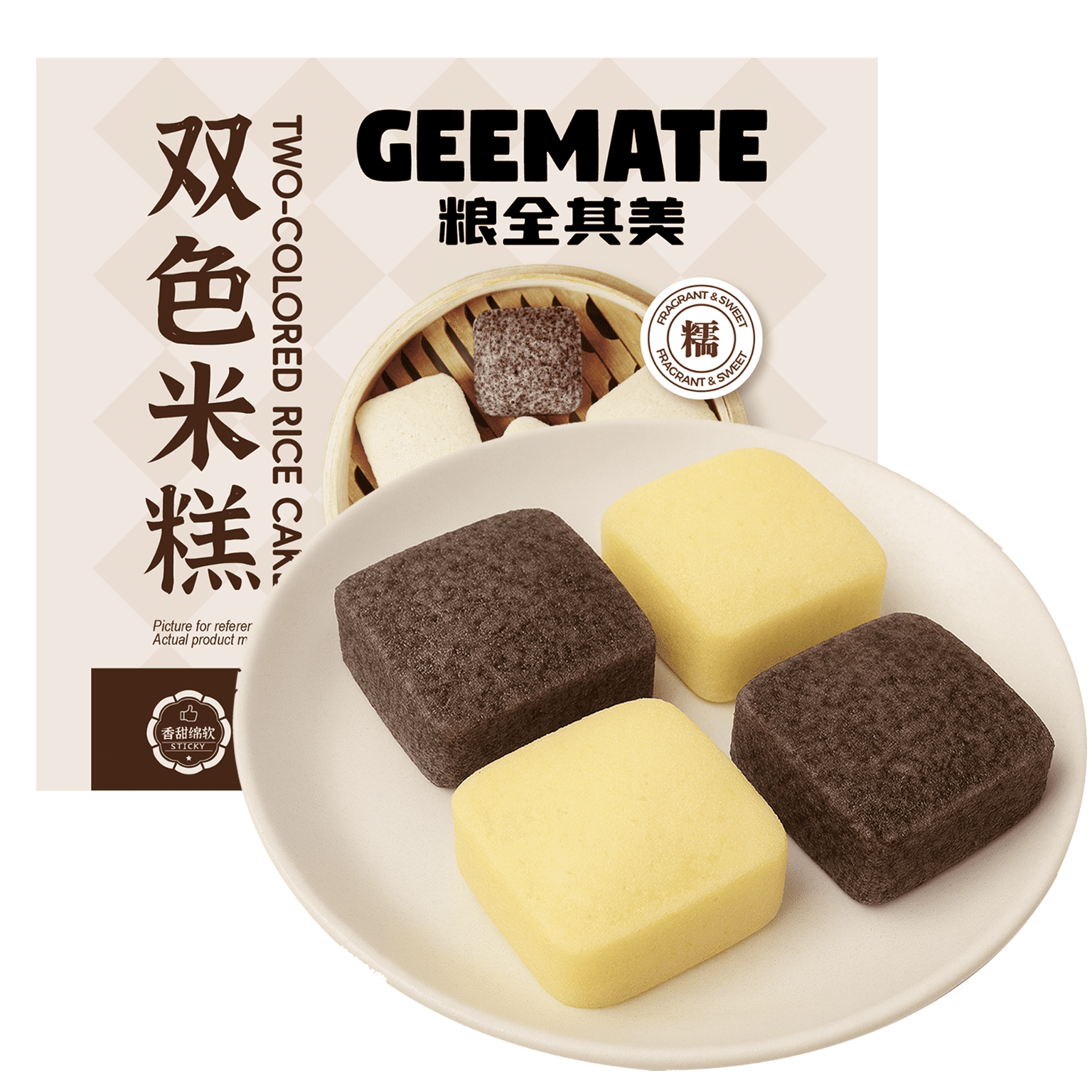 TWO-COLORED RICE CAKE 160g 160 gramo(s)