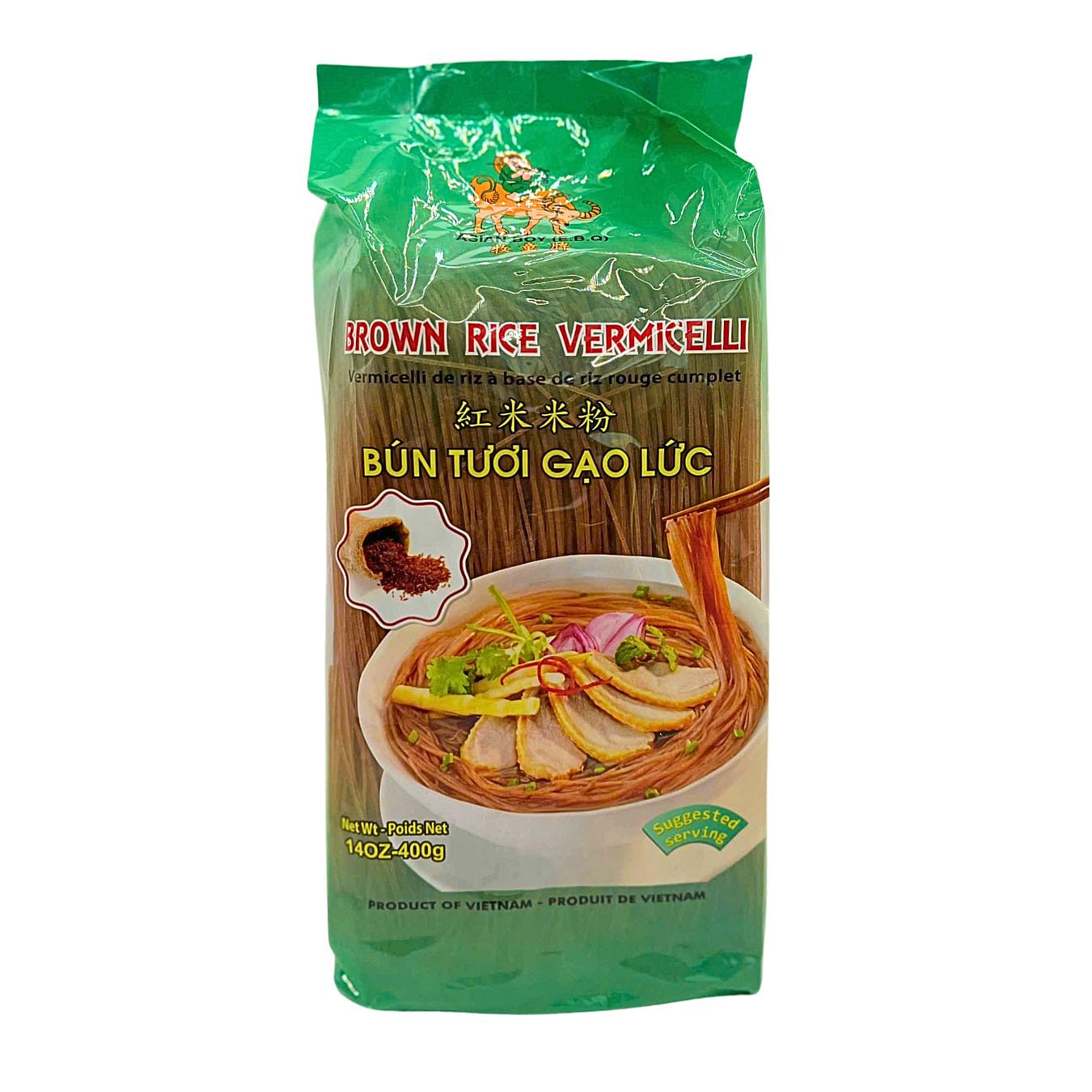 Bún Tươi Gạo Lứt Asian Boy 14 oz