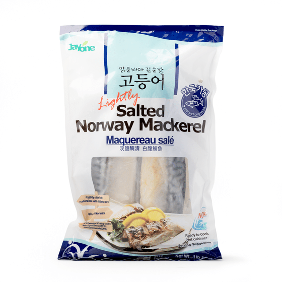 weee_seafood_Jayone Salted Norwegian Mackerel-Fillets (6PC), Frozen 30 oz